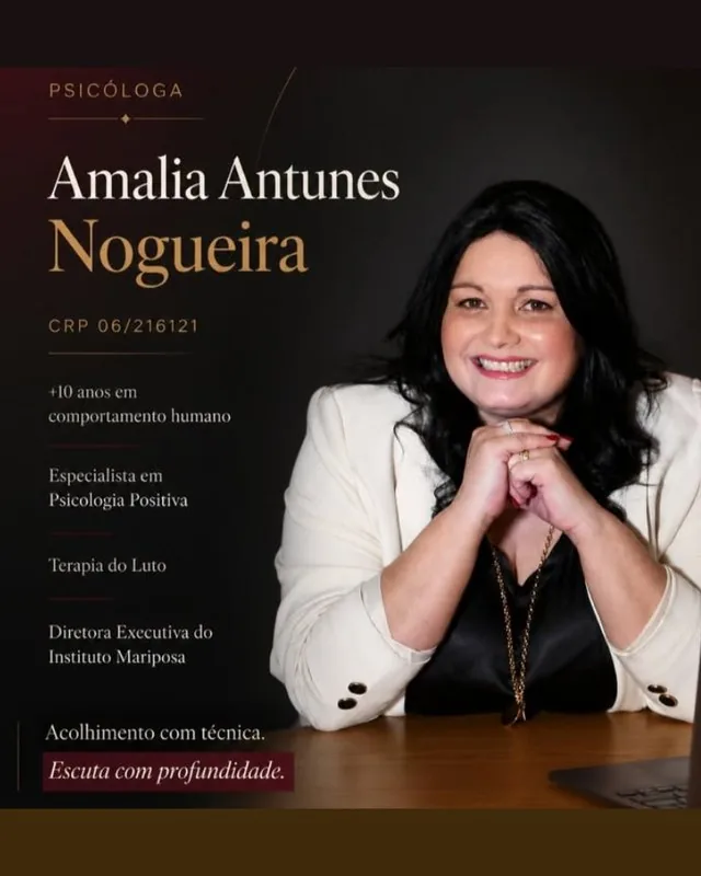 Publicação de Amalia Antunes Nogueira no Instagram